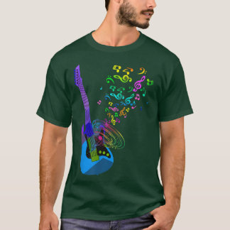 Electric Guitar Music Notes Instrument T-shirt 69