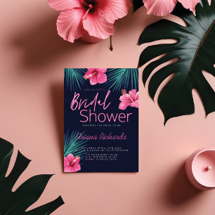 Electric Love Neon rose Tropical Retro