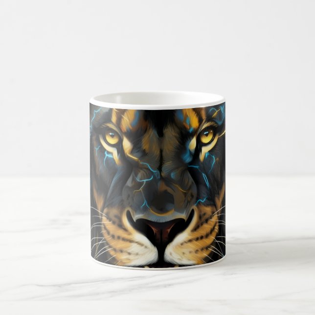 Electric Thunder Lion Coffee Mug (Centre)