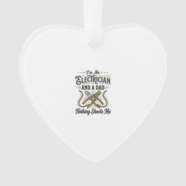 Electrician Dad Nothing Shocks Me Vintage Shirt De (devant)