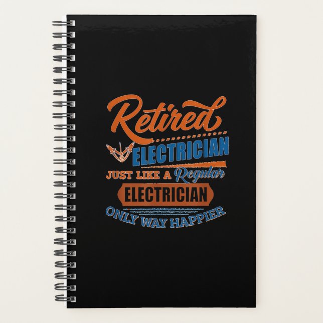 Électricien à la retraite - Cadeau d'électricien (Devant)