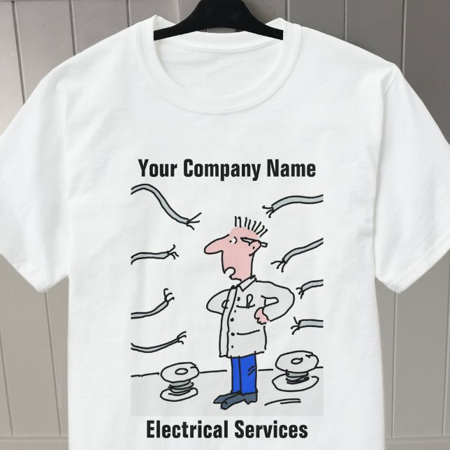 Electricien avec T-shirt Câbles (Créateur téléchargé)