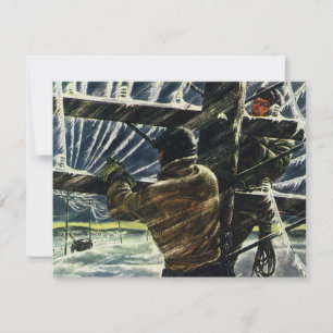 Electricien d'affaires vintage travaillant dans la