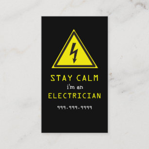 Électricien, Électrique, Carte de visite de cons
