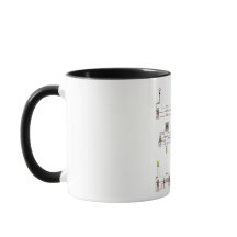 Electriciens Café Mug avec Diagrammes de commutati