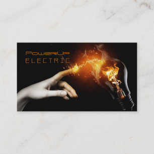 Électrique, électricien, Carte de visite électr