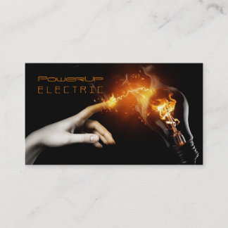 Électrique, électricien, Carte de visite électriqu