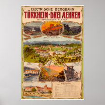 Electrische Bergbahn Türkheim-Drei Aehren, Poster