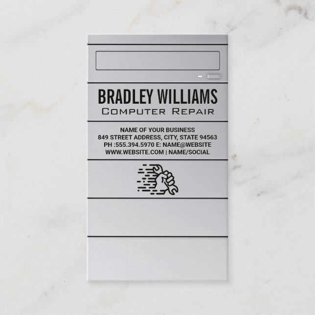 Électronique CPU | Wrench dans le Carte de visite  (Devant)