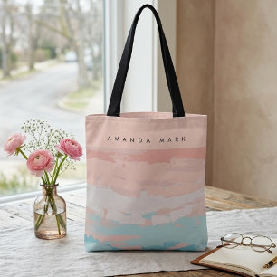 Élégance Abstraite Beige Mignonne Sac fourre-tout 