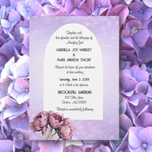 Élégance BOHO ! Invitation de mariage plate et gra