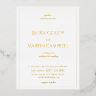 Elegance Classic texte basé sur Invitation