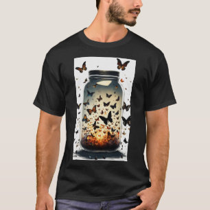 "Elégance combante : T-shirts inspirés des papillo