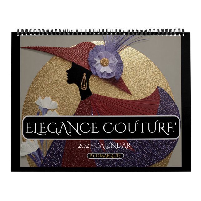 ELEGANCE COUTURE' CALENDRIER 2027 (Protection)