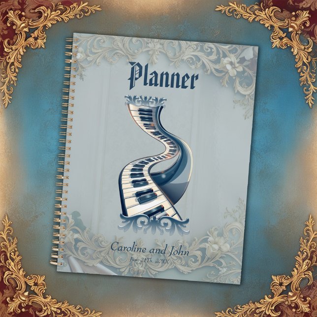 Élégance dans les touches de piano et les fleurs.  (Créateur téléchargé)