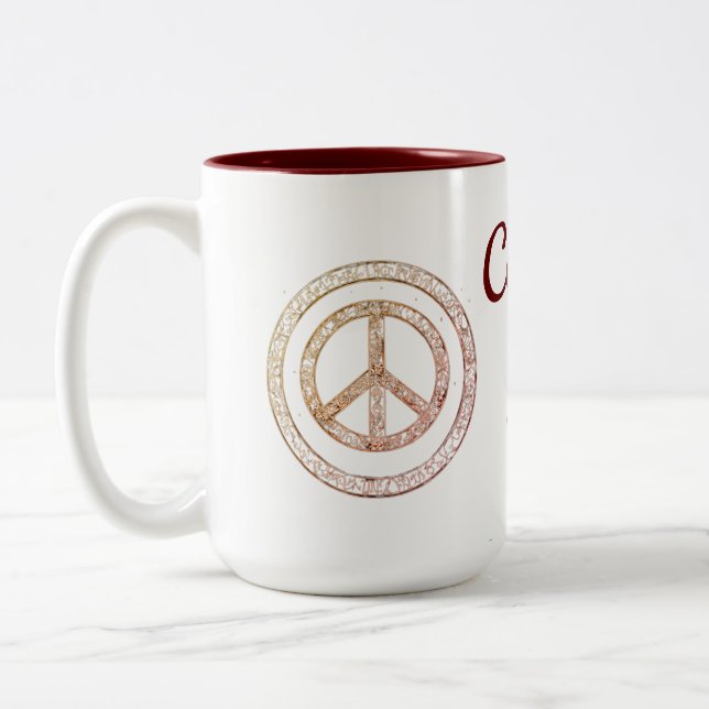 Élégance de la caféine : Mug de café Sip élégant" (Gauche)
