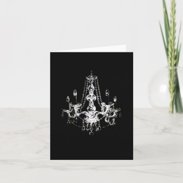 Élégance de lustre ~ Cartes / Invitations (Devant)