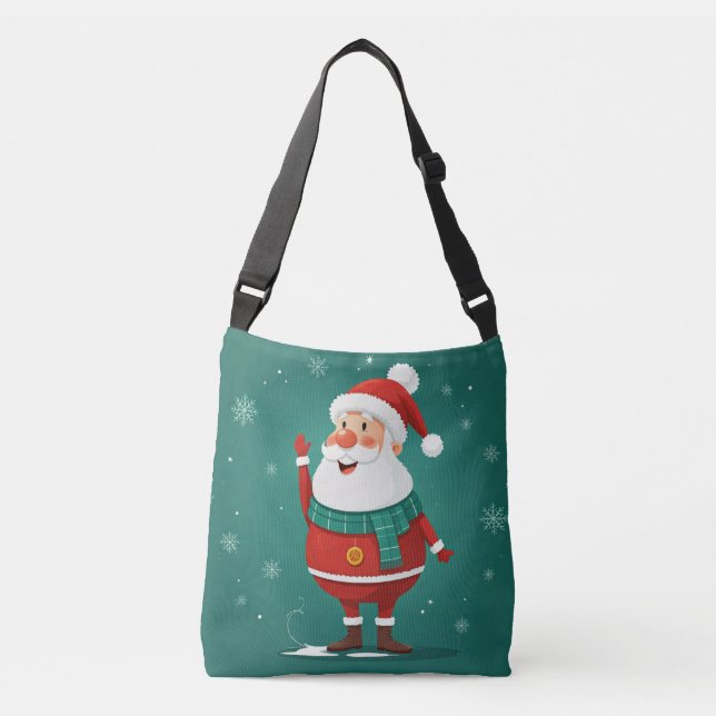 Élégance de vacances : Sac Crossbody de Noël (Devant)