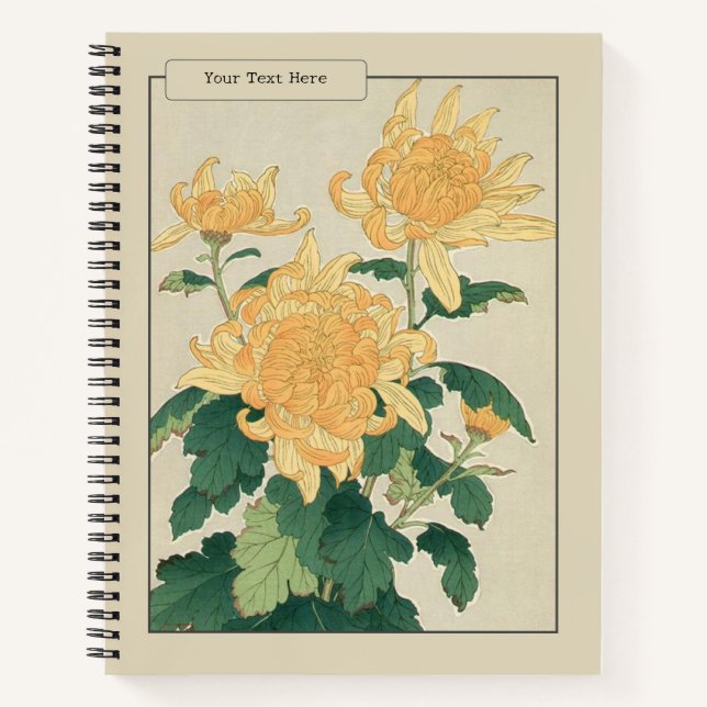 Elégance du Japon : Le Cahier du Chrysanthème (Devant)