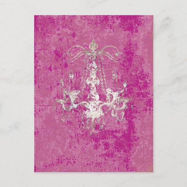 Élégance du lustre ~ Carte postale / Invitations (Devant)