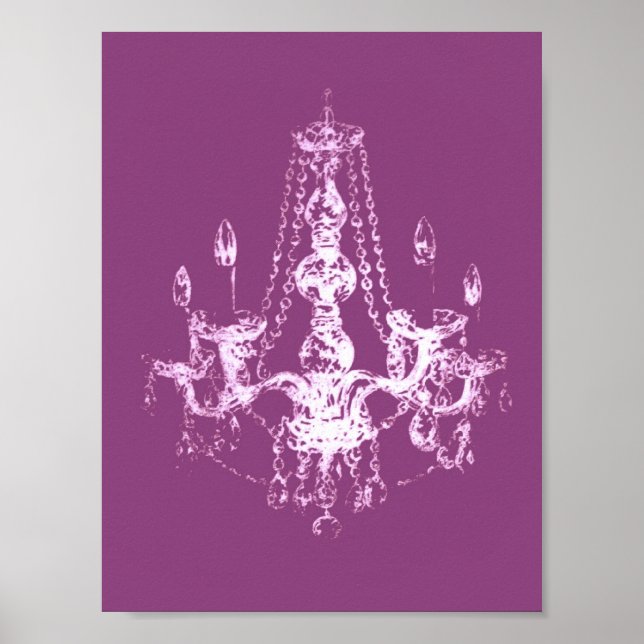 Élégance du lustre ~ Imprimer / Poster (Devant)