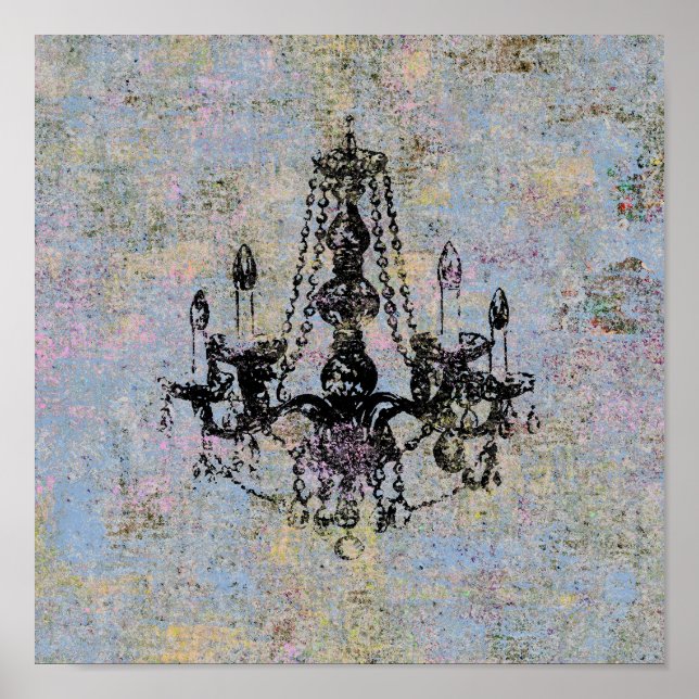 Élégance du lustre ~ Imprimer / Poster (Devant)