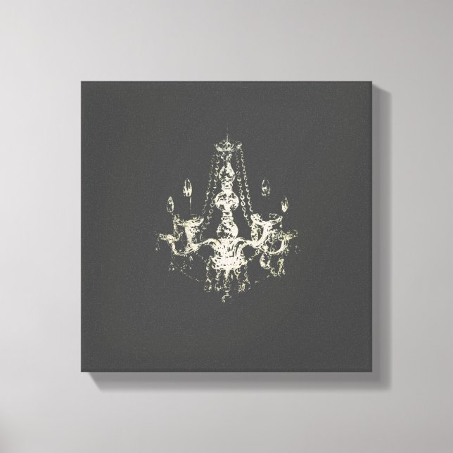 Élégance du lustre - Toile enveloppée (Recto)