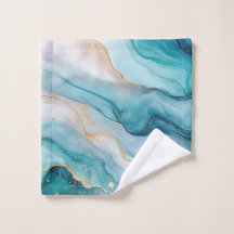 Élégance en marbre émeraude et or