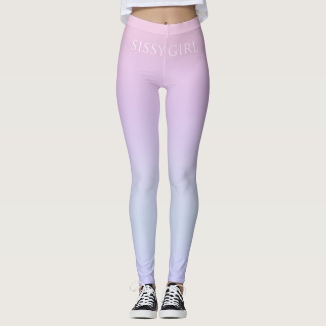 Elégance en rose : Sissy Girl Luxury Leggings (Devant)