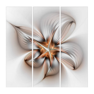 Élégance florale Art Abstrait fractal moderne