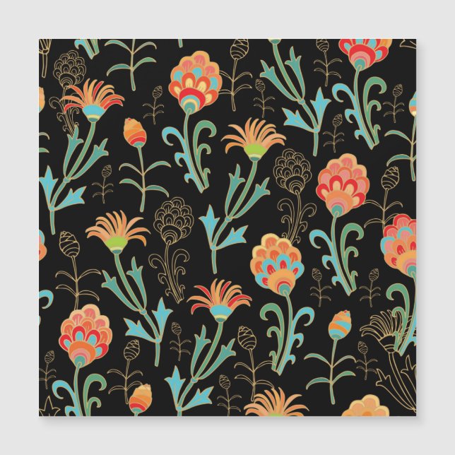 Élégance florale orientale transparente (Devant)