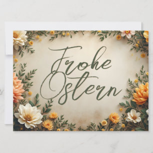 Élégance florale - Salutations de Pâques au printe