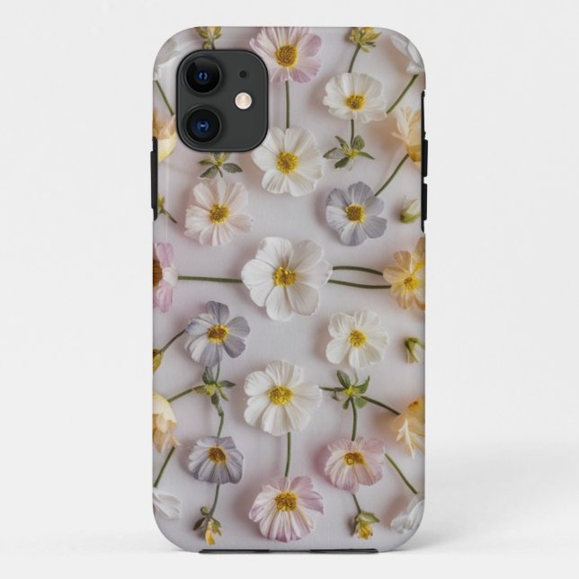 Élégance florissante - coque iphone floral (Dos)