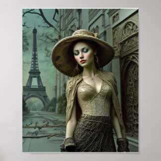 Élégance française Imprimer, Poster de valeur (Mat