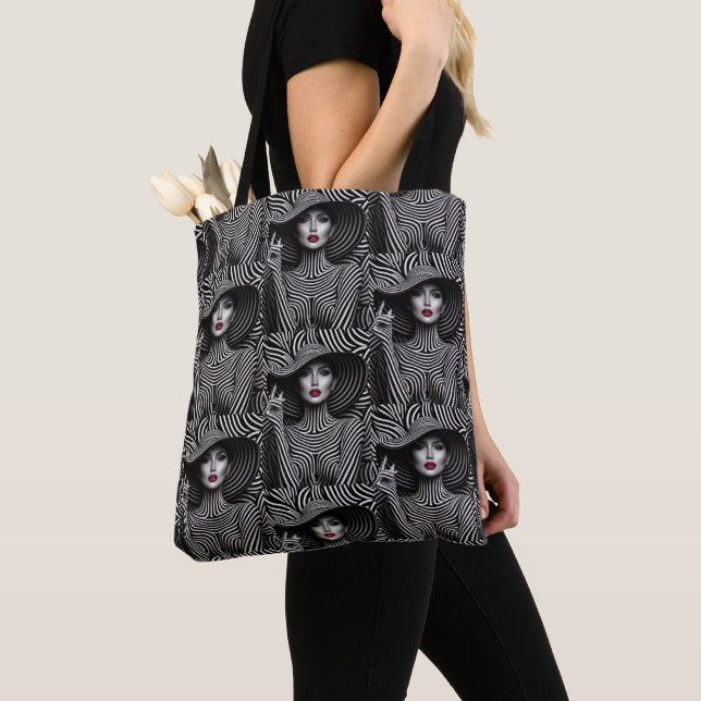 "Élégance frappante : Sac fourre-tout Muse monochr (De près)