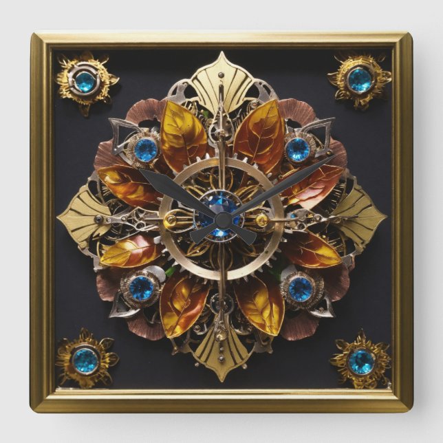 Élégance intemporelle ⏰ ✨ - Horloge murale personn (Recto)