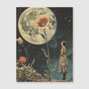 Élégance Lune - Femme avec Lune