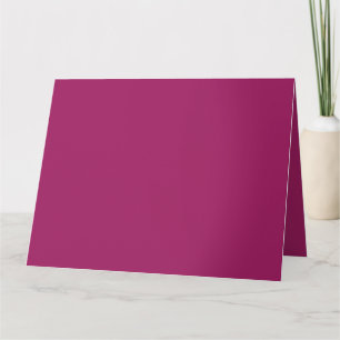 Élégance Magenta Vibrant   Cartes Pliées Premium
