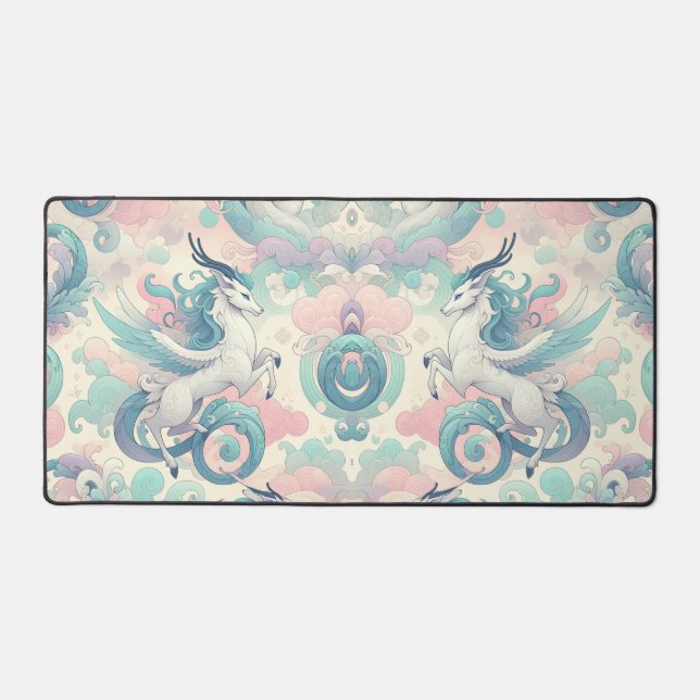 Élégance mystique : Pastel Kirin Whispers (Recto)