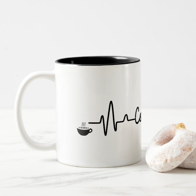 Elégance quotidienne : Mug café personnalisé (Avec donut)