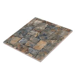 Élégance rustique : carreaux de pierre flagstone j