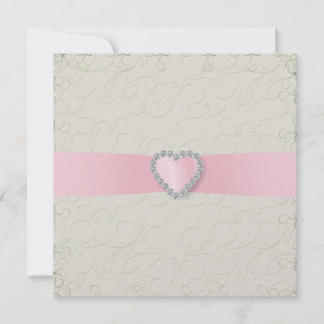 Élégance simple - Ruban rose (Devant)