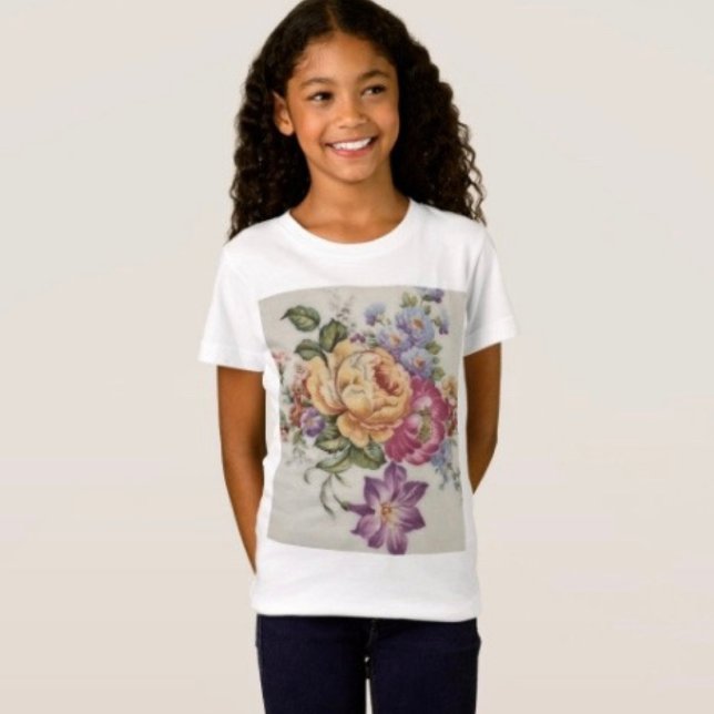 Élégance : T-shirt enfant d'inspiration porcelaine (Créateur téléchargé)
