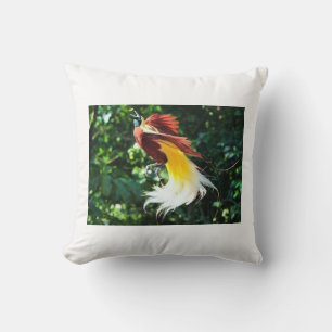 Élégance tropicale - Oiseau de paradis Oreiller
