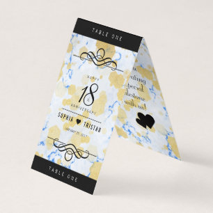 Élégant 18ème anniversaire de Mariage de porcelain