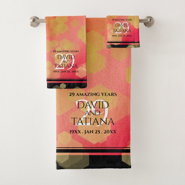 Élégant 29e anniversaire du Mariage Garnet (En situation)