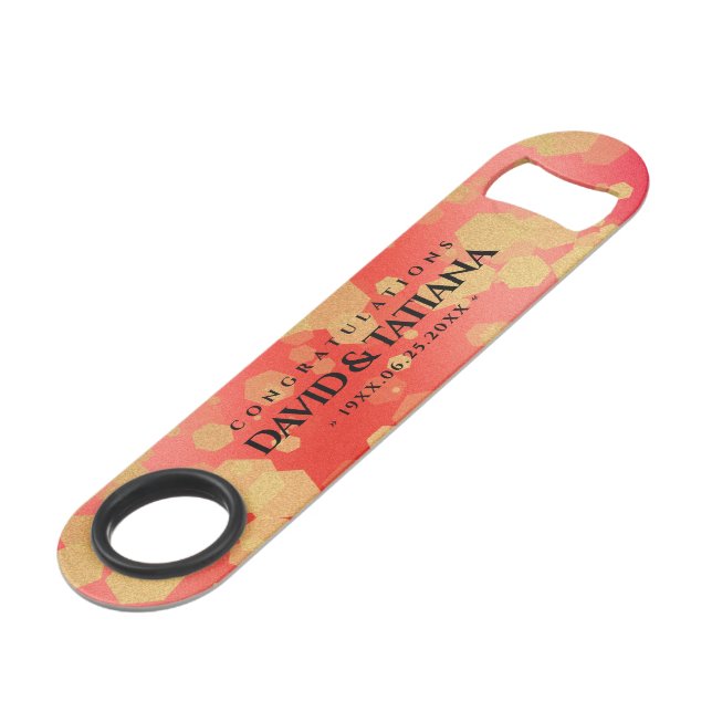 Élégant 2ème 29ème anniversaire de Mariage Garnet (Devant angulaire)