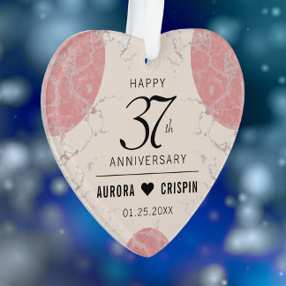 Elegant 37th Alabaster Wedding Anniversary