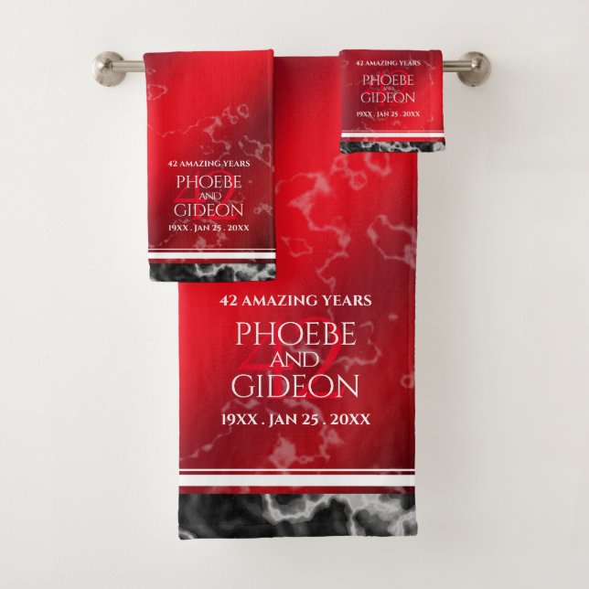 Élégant 42e anniversaire du Mariage Jasper (En situation)