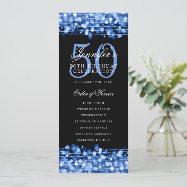 Élégant 50e anniversaire Programme Merci de la Mar (Debout devant)